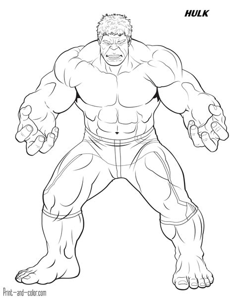 Avengers coloring pages | Print and Color.com