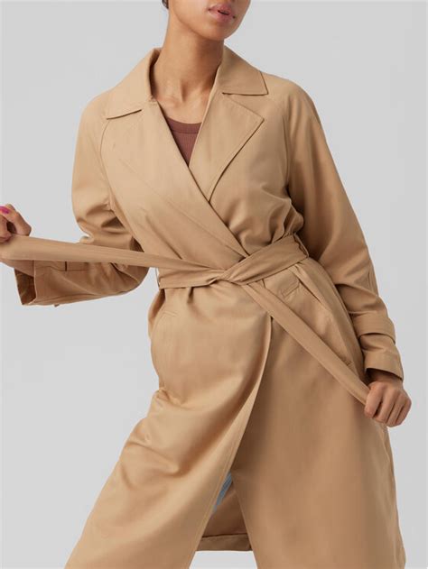 Vero Moda Тренч Lou 10257581 Бежов Regular Fit | Modivo.bg