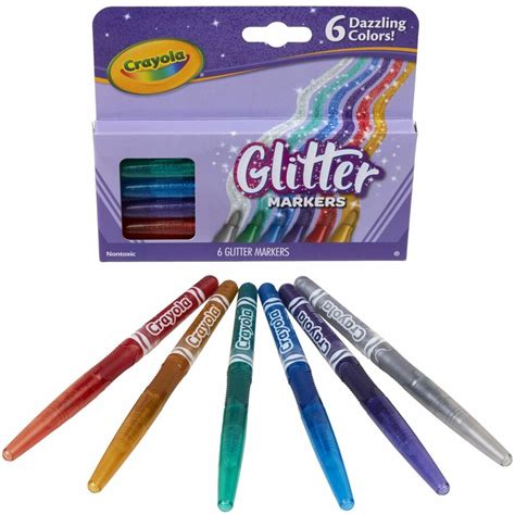 crayola  color glitter markers formydeskcom