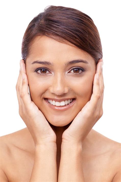 Flawless Skin Makes Her Undeniably Beautiful. a Gorgeous Young Woman ...