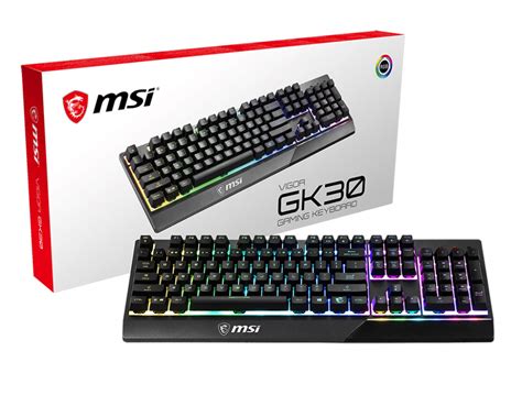 Клавиатура MSI VIGOR GK30 Black USB купить с доставкой по России ...