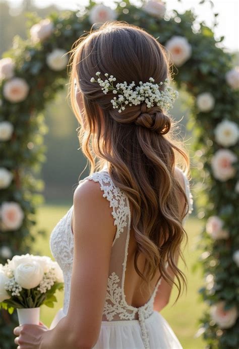 Stunning Wedding Hairstyle Hair Down Looks - TheCharmingBride.com
