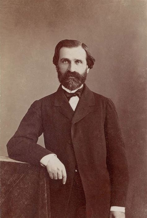 Italian composer Giuseppe Verdi. Photograph by Atelier Nadar, published ...