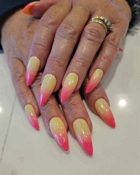 Stylish Glitter Pink Ombre Nails: 27+ Ways To Make A Statement