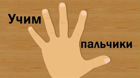 Учим пальчики на руках. Мультики для детей. - YouTube