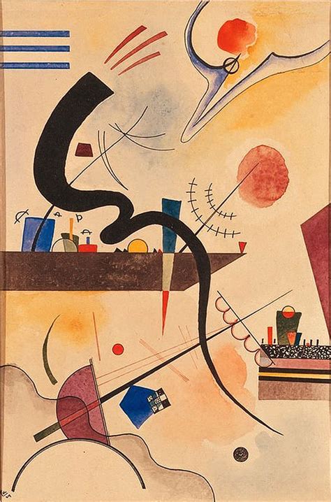 Wassily Kandinsky - Calm Bend, 1924