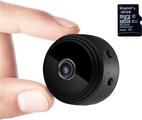 Mini Kamera, HD 1080P WiFi Mini Überwachungskamera Micro Akku mit ...