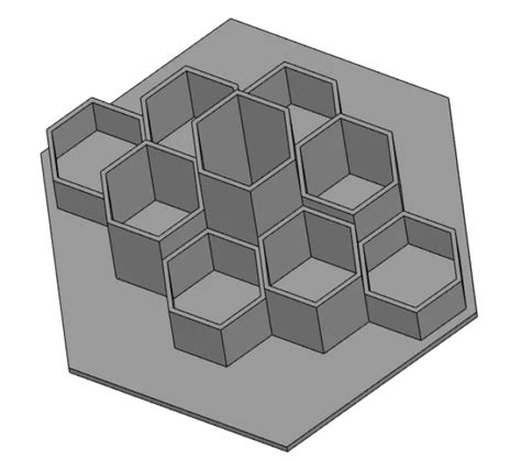 Органайзер сота мод.1 3D Printing Model - Threeding