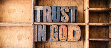 trust god   tough times