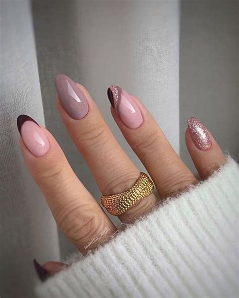 Deslumbra con un toque de elegancia: diseños de uñas en tonos oscuros ...