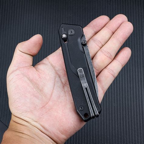 SRM folding knife 7228L-GB (VG10 blade, G10 handle, ambi-clip, large size)