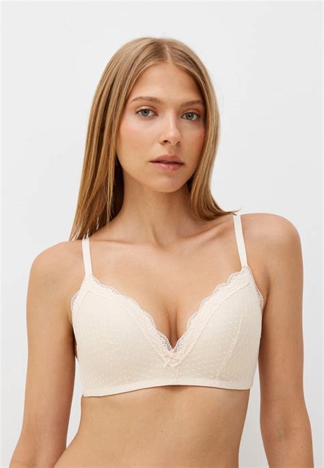 Бюстгальтер Zolla MP002XW0OUSM бежевого цвета купить за 1 059 ₽ - Yunia