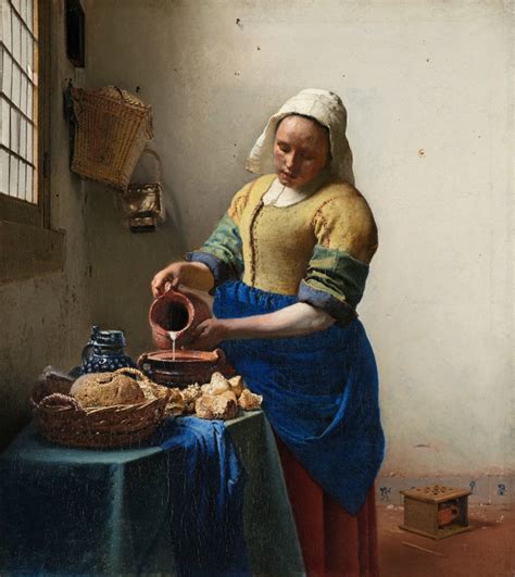 Ян Вермеер. Молочница | Vermeer paintings, Johannes vermeer, Vermeer