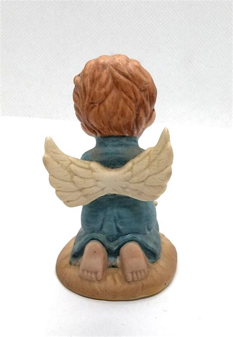 Praying Angel Figurine Vtg Creative Art Flowers Inc. Praying Angel ...