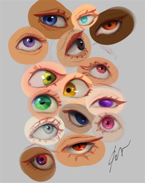 STYLIZED EYES - Practice in 2024 | Eye art, Eye drawing, Eye painting