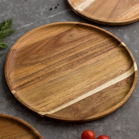 Тарелка Forest Kitchen, Акация, Дерево, диаметр 25 см - купить по ...