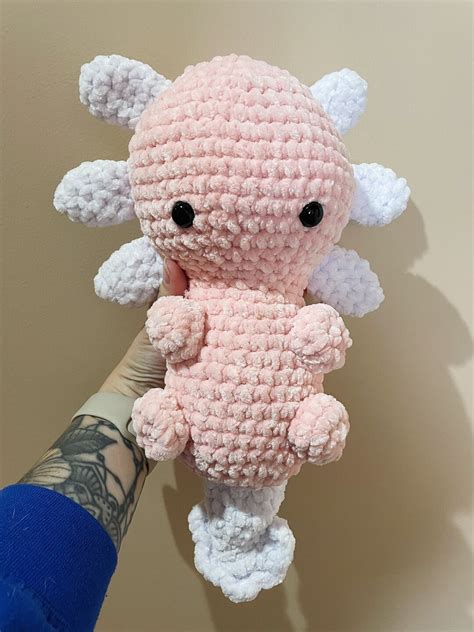 Crochet Axolotl Plushie - Etsy