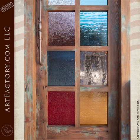 Custom Stained Glass Door: 12 Hand Cut Divided Light Panels, 49% OFF