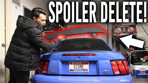 Prepping For A New Spoiler On The Mach 1 - YouTube
