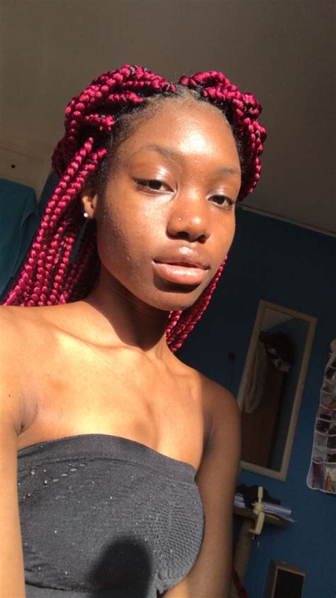 Letcho glowwwwwwww shine! | Glow braids, Coloured box braids dark skin