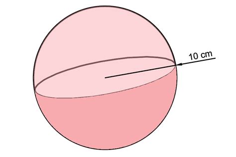 Surface Area Of A Sphere - Example Calculations