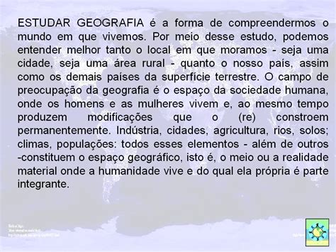 Por Que Estudar Geografia