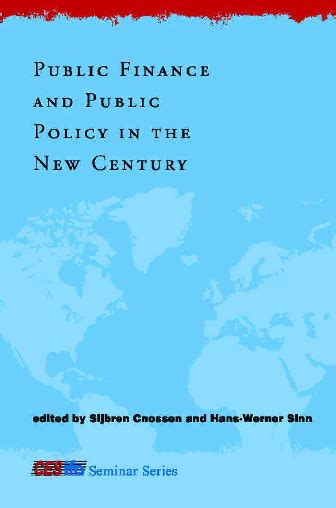 public finance public finance  public policy    century