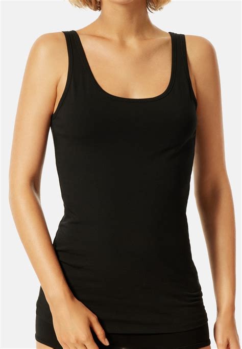 uncover by Schiesser 6ER PACK BASIC - Unterhemd/-shirt - schwarz ...