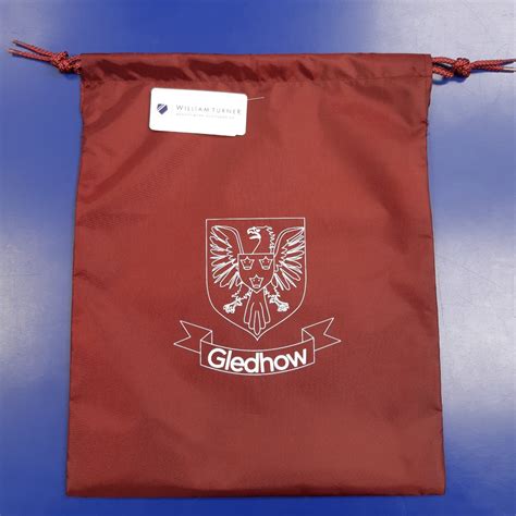 Gledhow Primary School Maroon Gym Bag w/Logo – Rawcliffes Leeds