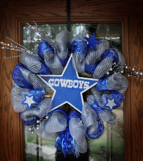 Dallas Cowboys Spirit Wreath I made! | Dallas cowboys wreath, Cowboys ...