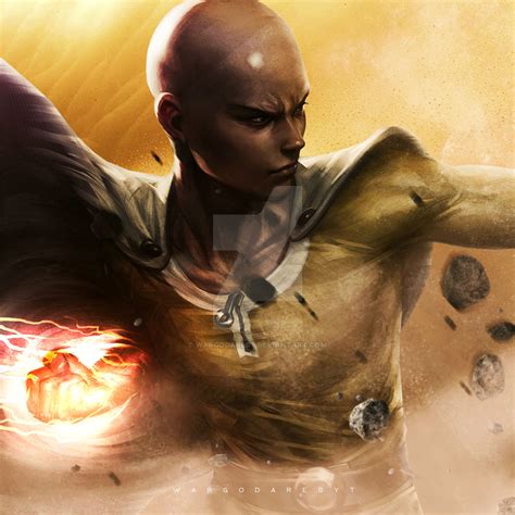 saitama  punch  wargodarest  deviantart