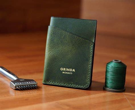 Выкройка картхолдер из кожи от Grinda