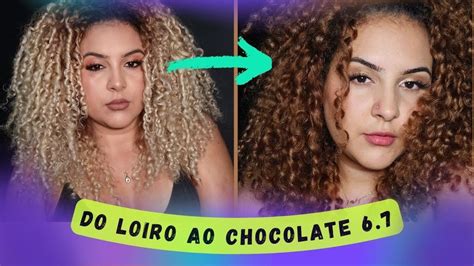 Do Loiro Ao Chocolate - DO LOIRO AO CHOCOLATE 6.7 (Pintando e cortando o cabelo em casa 💇🏽‍♀️ ...
