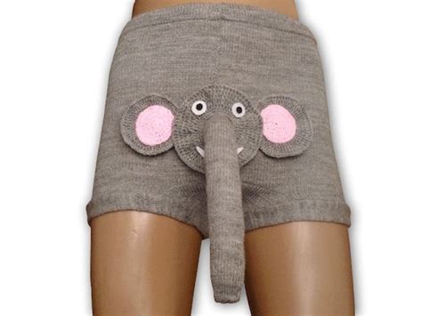 Elephant panties Valentines gag gift Elephant underwear Funny | Etsy