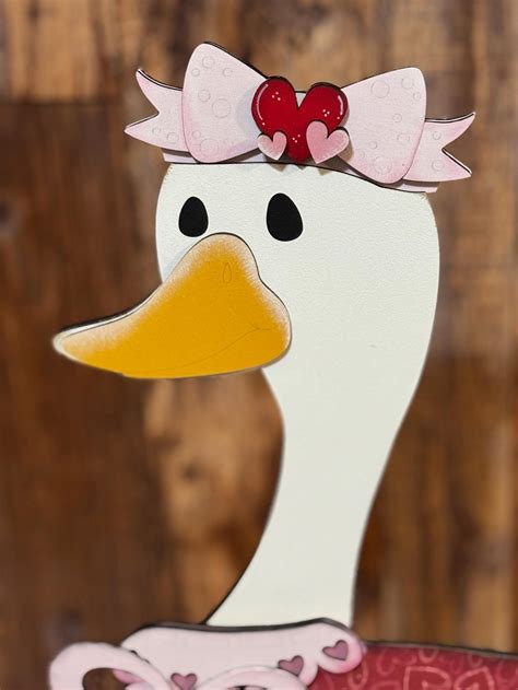 diy wood interchangeable goose diy wood goose valentines day wood