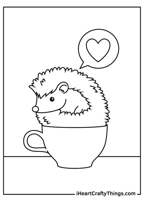 Hedgehog Coloring Pages (Updated 2021)