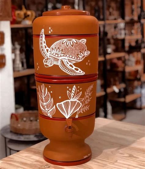Filtro De Barro Artesanal - Filtro de barro decorado: 30 tendências modernas e tutorial fácil ...