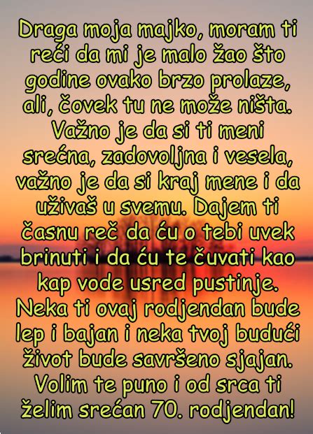 Rodjendanske-cestitke-za-70.-rodjendan-mami | Moje Poruke