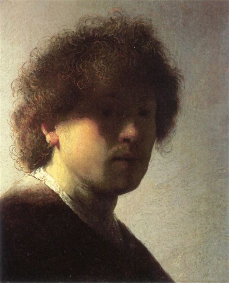 A young Rembrandt, c. 1628, when he was 22. Partly an exercise in ...