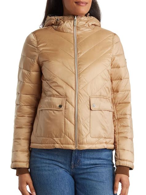 Куртка демисезонная короткая с капюшоном женская Michael Kors 252813766 ...