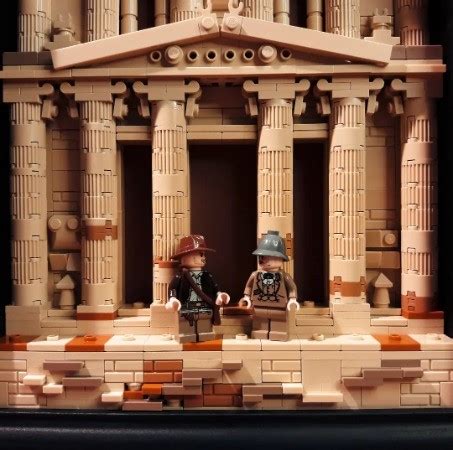 lego moc  petra jordan    crusade  frame