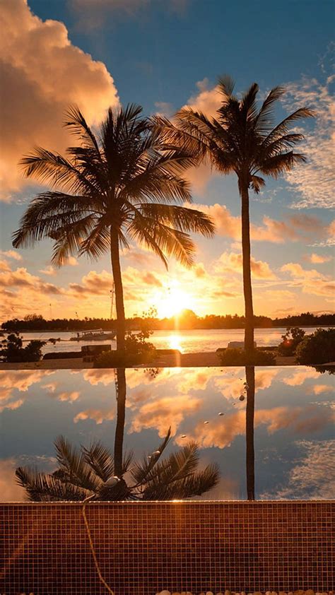 iphone beach sunset wallpapers wallpaper cave