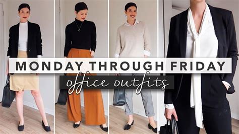 Office Outfit Ideas from Monday Through Friday | by Erin Elizabeth ...