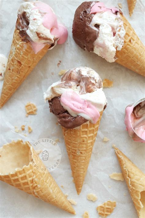 vegan neapolitan ice cream   blog  vegan