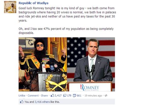 Admiral General Aladeen on Mitt Romney (x-post /r/politicalhumor) : r/funny