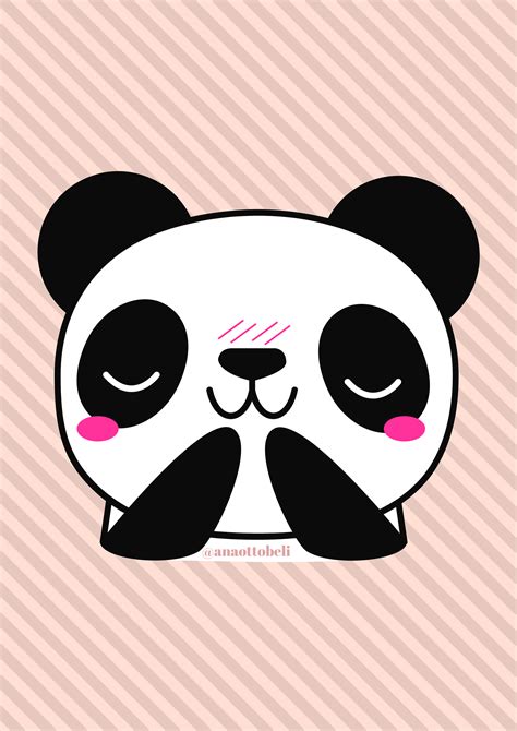 Pandinha fofo rosa