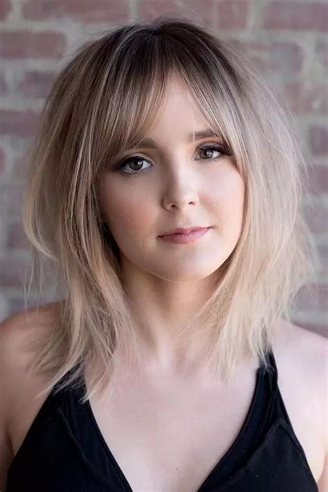 medium layered hair with bangs - rockwellhairstyles