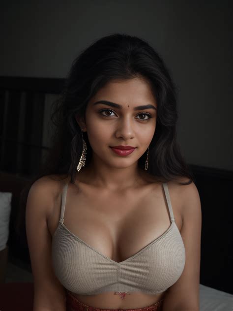 young indian girl  year  naked gentle lighting seaart ai