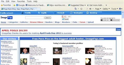 Free Porn Site List: IMAGEFAP
