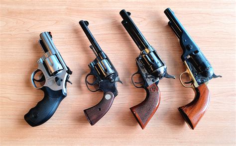 My small collection of wheel guns. : r/Revolvers